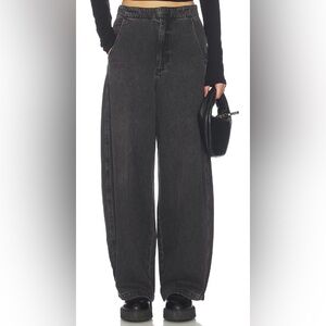 Lottie High Rise Relaxed Bowed Jeans Size 26 NWT